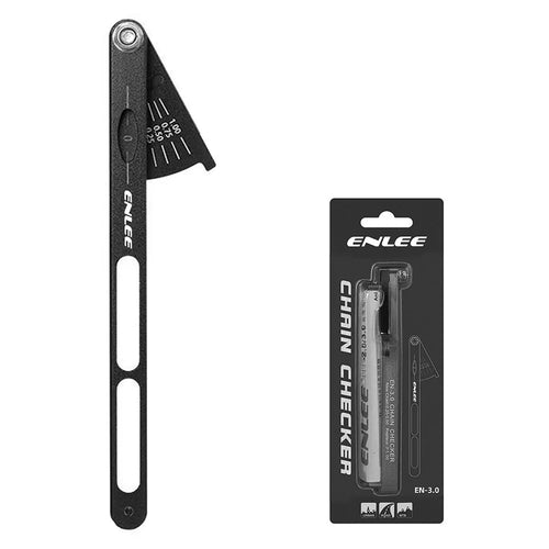 ENLEE E22158 EN-3.0 Bicycle Chain Wear Indicator Tool Precision Measuring Ruler for Mountain Road Bike Maintenance - 1