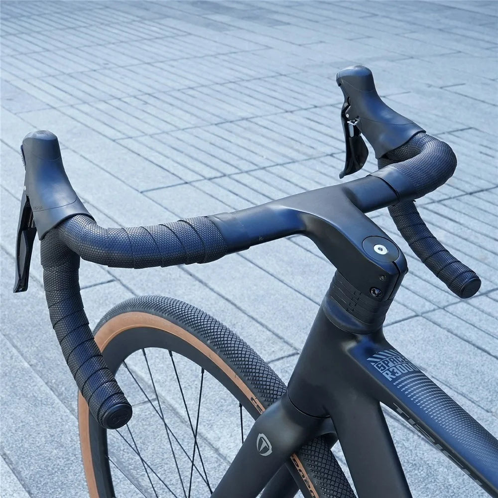 ENLEE ZG-01 2Pcs Anti-Slip PU Leather Bicycle Handlebar Tape Shock Absorbing EVA Foam Bike Bar Wrap - 5