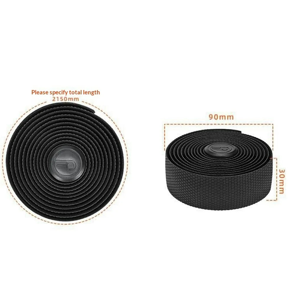 ENLEE ZG-01 2Pcs Anti-Slip PU Leather Bicycle Handlebar Tape Shock Absorbing EVA Foam Bike Bar Wrap - 6