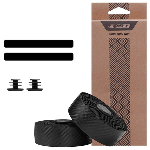 ENLEE TY-01 2Pcs Carbon Fiber Texture Road Bike Handlebar Tape Anti-Slip Shock Absorbing Bicycle Bar Tape - 1