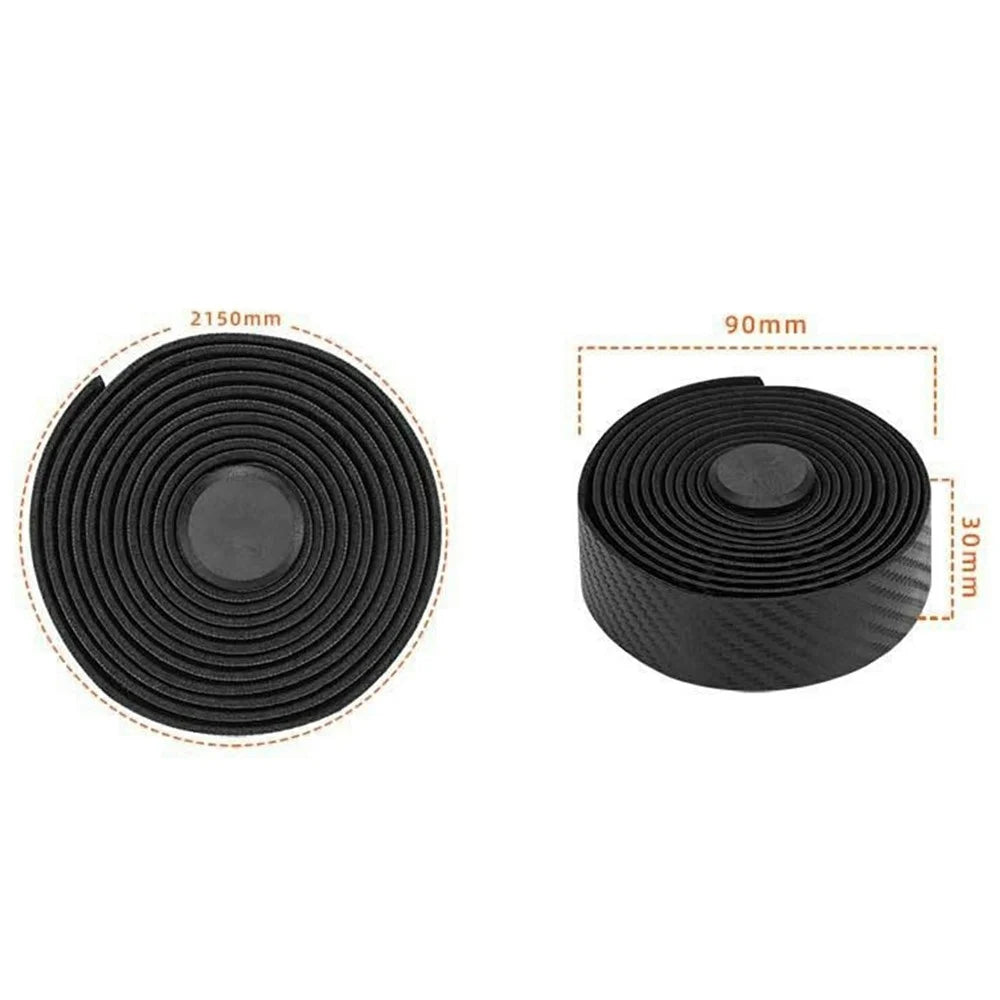 ENLEE TY-01 2Pcs Carbon Fiber Texture Road Bike Handlebar Tape Anti-Slip Shock Absorbing Bicycle Bar Tape - 6