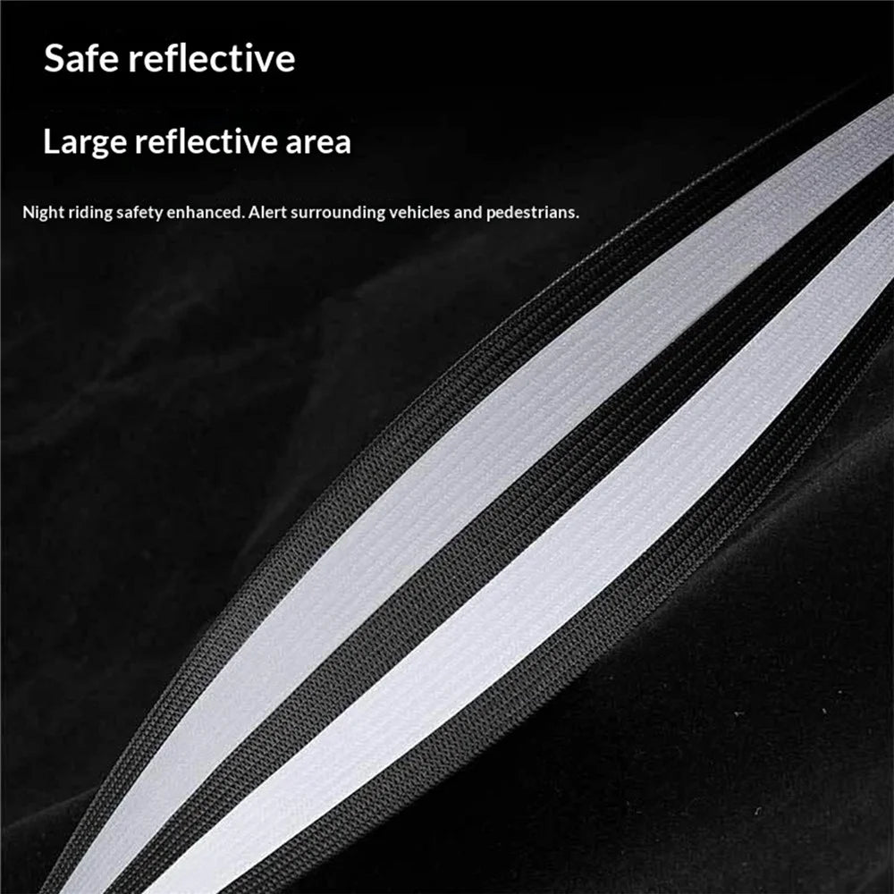 ENLEE ES30 1Pc Reflective Cycling Pant Leg Band High Visibility Elastic Bicycle Ankle Strap for Night Riding - 3