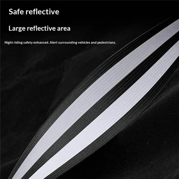 ENLEE ES30 1Pc Reflective Cycling Pant Leg Band High Visibility Elastic Bicycle Ankle Strap for Night Riding - 3