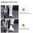 ENLEE ES30 1Pc Reflective Cycling Pant Leg Band High Visibility Elastic Bicycle Ankle Strap for Night Riding - 4