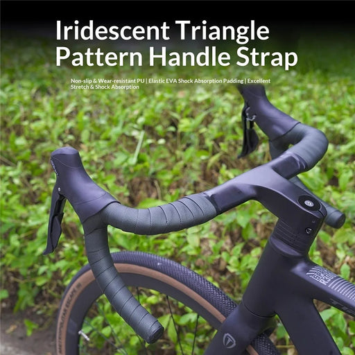 ENLEE RH-5Y 1Pair Road Bike Handlebar Tape Bicycle Cycling Handle Wraps Breathable Anti-Slip Shock Absorbing - Dark Purple - 2