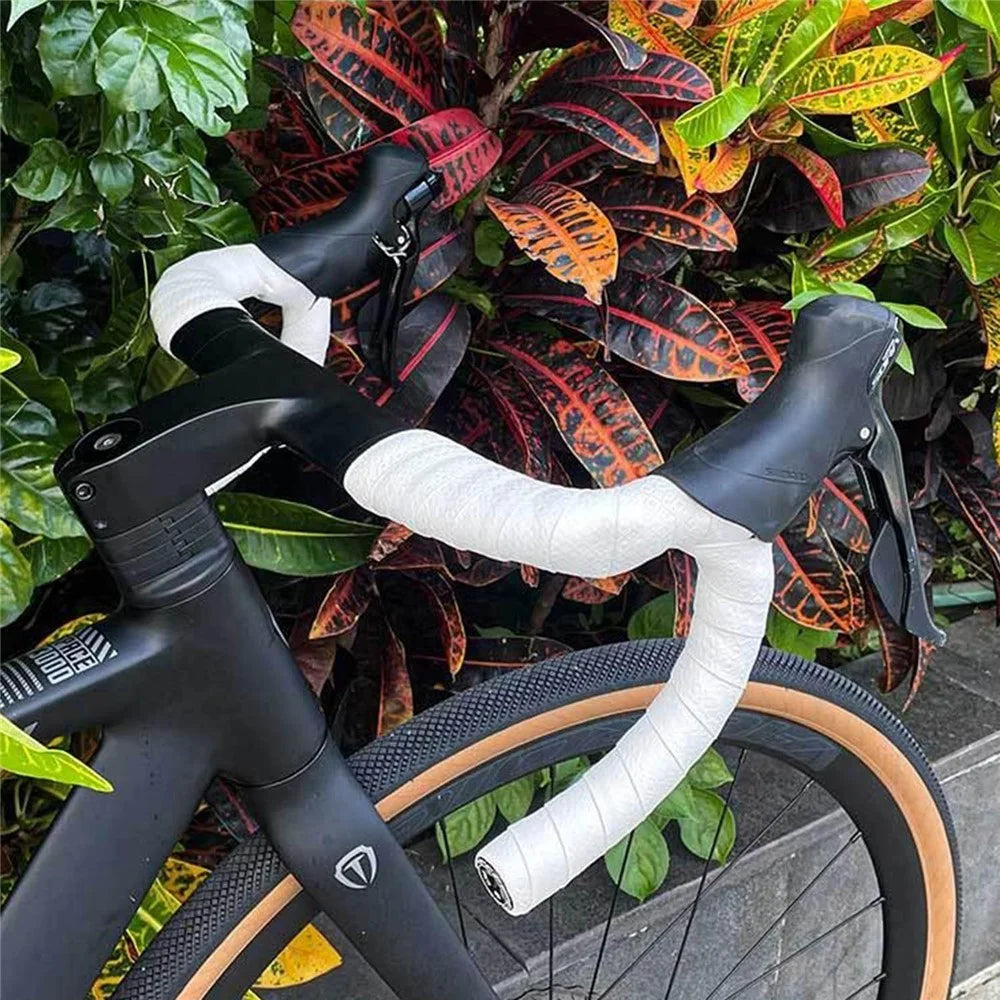 ENLEE Pro-X3 1 Pair Road Bike Handlebar Tape Cycling Drop Bar Wrap Anti-Slip Breathable for Road Bikes / Fixed Gear - Black - 3