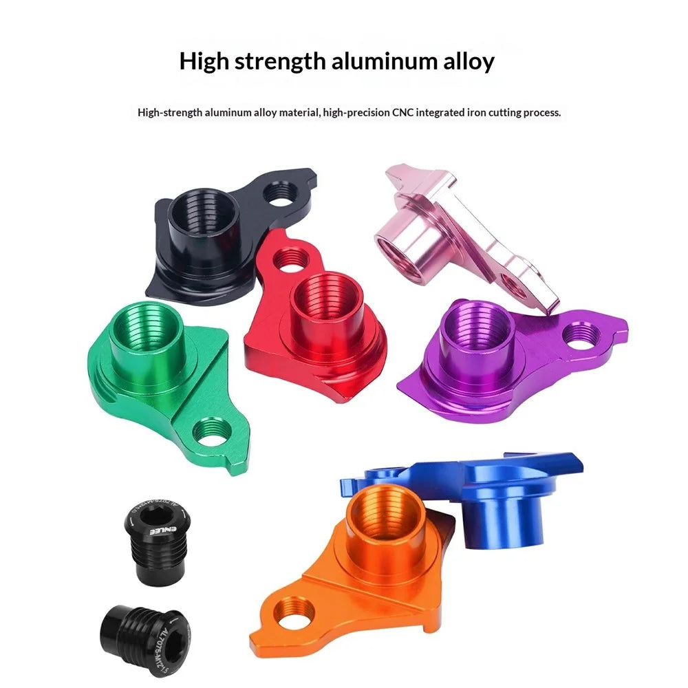 ENLEE EL-CNC3 UDH Thru Axle Rear Derailleur Hanger for MTB / Gravel Bikes, Anodized Aluminum Alloy - Black - 3