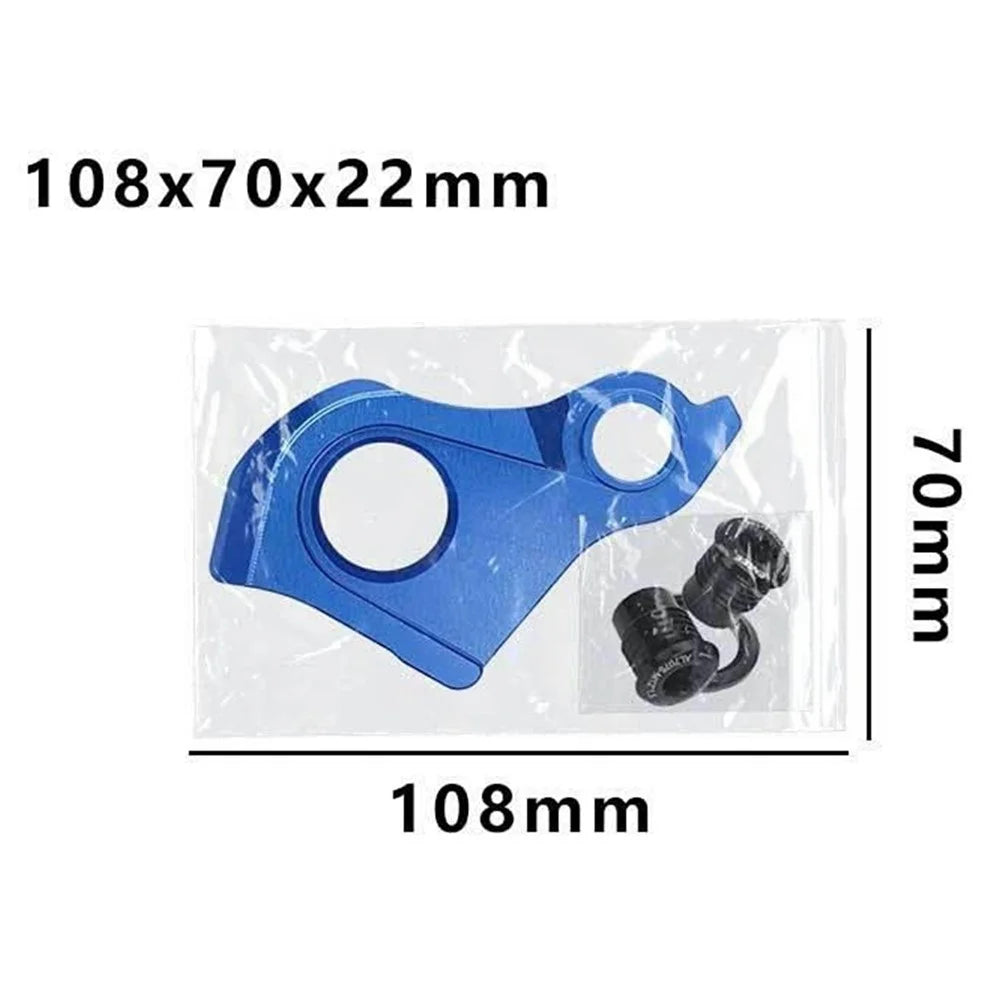 ENLEE EL-CNC3 UDH Thru Axle Rear Derailleur Hanger for MTB / Gravel Bikes, Anodized Aluminum Alloy - Black - 6