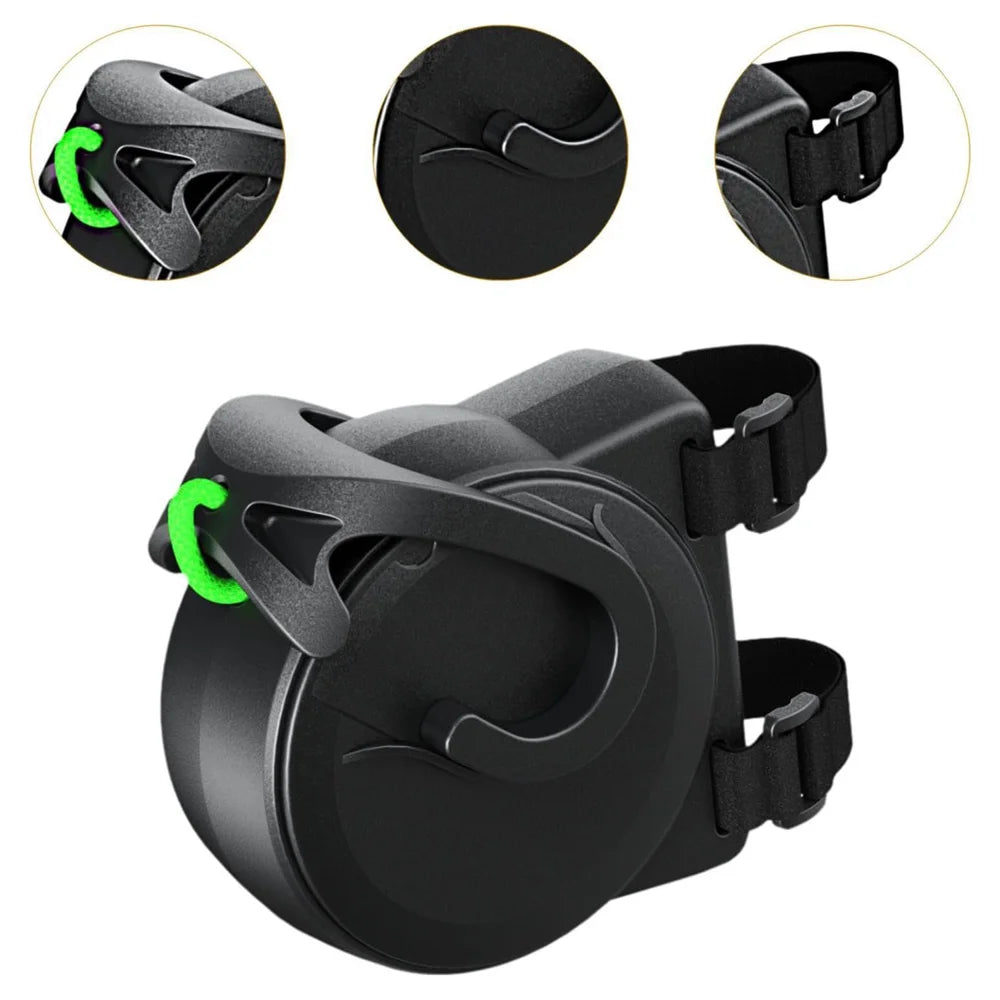 Bicycle Tow Rope for Parent Child Cycling 2.6m Extendable Bike Trailer Rope Pull Traction Strap - Black - 2