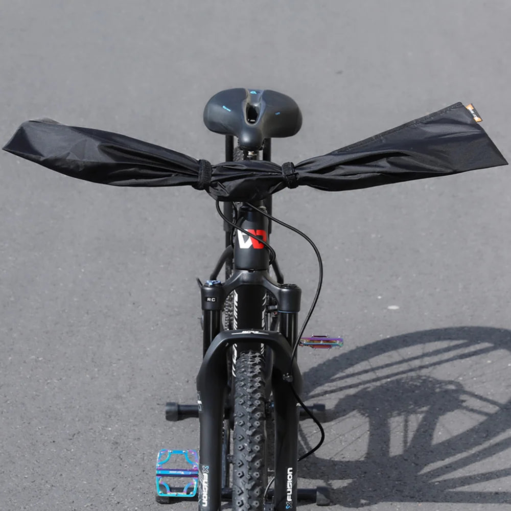 WEST BIKING YP0719302 Bike Handlebar Cover Waterproof Dustproof Bicycle Accessory - Black - 7