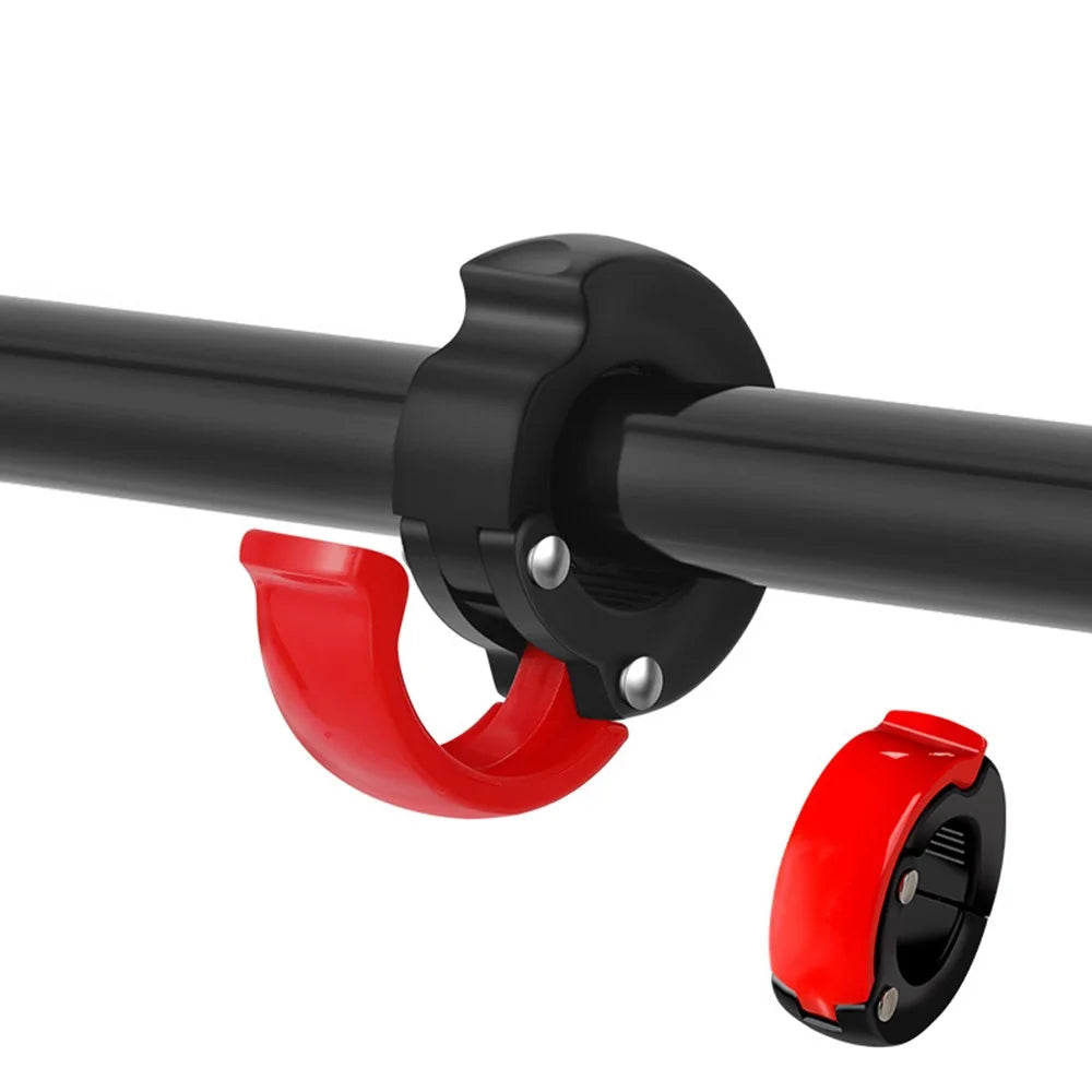 Electric Bike Hook Universal Front Mount No Drilling Installation Foldable Heavy Duty Hanging Hook - Red - 2