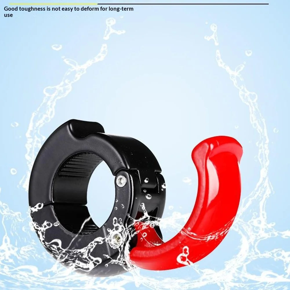 Electric Bike Hook Universal Front Mount No Drilling Installation Foldable Heavy Duty Hanging Hook - Red - 6