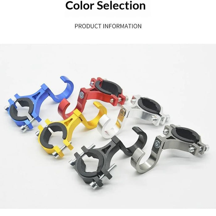Electric Bike Hook Front Mount No Drill Universal Hanging Hook For Scooter Motorcycle Helmet Storage - Blue - 7