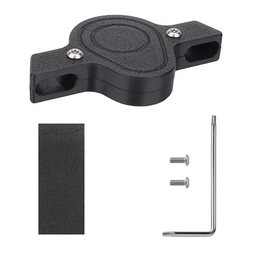 915795 For Momax BR10 Tracker Holder Protective Case Bicycle Seat Mount Bracket with Screws - Black - 1