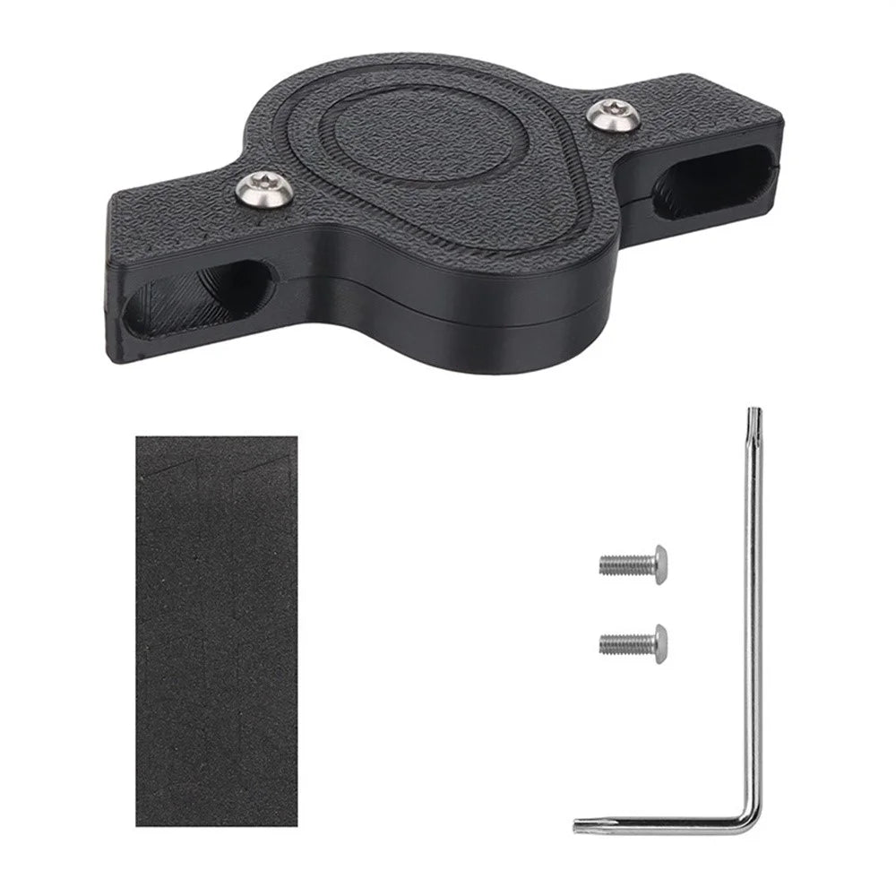915795 For Momax BR10 Tracker Holder Protective Case Bicycle Seat Mount Bracket with Screws - Black - 1