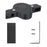 915795 For Momax BR10 Tracker Holder Protective Case Bicycle Seat Mount Bracket with Screws - Black - 1
