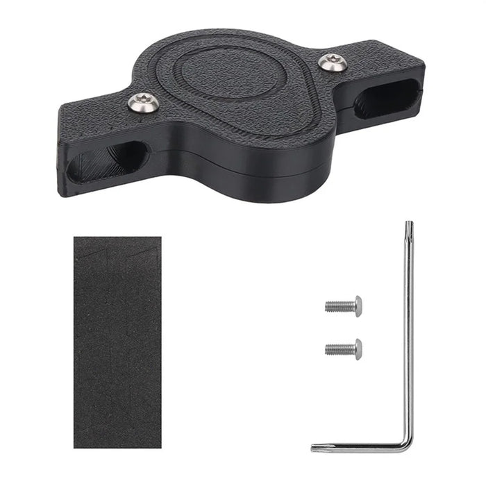915795 For Momax BR10 Tracker Holder Protective Case Bicycle Seat Mount Bracket with Screws - Black - 1