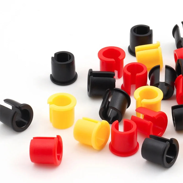 MUQZI  Engineering Plastic Shrader to Presta Valve Stem Converter Rim Hole Adapter for Mountain Road Folding Bikes - Black - 4