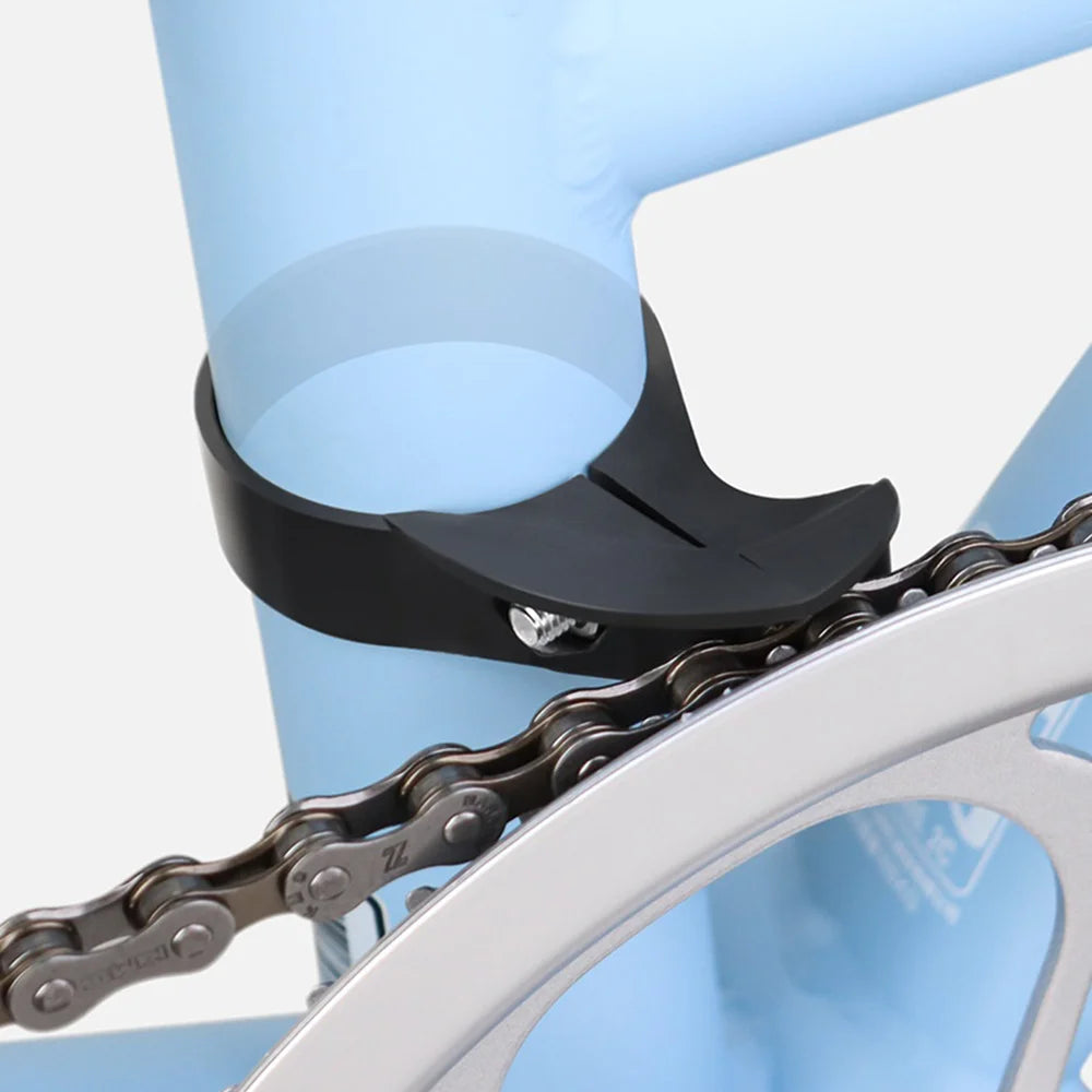MUQZI Single Speed Folding Bike Chain Guard Nylon Bicycle Chain Guide Anti Drop Chainring Protector - Black - 5