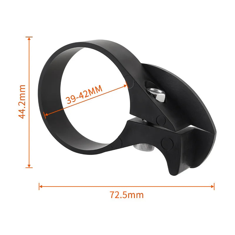 MUQZI Single Speed Folding Bike Chain Guard Nylon Bicycle Chain Guide Anti Drop Chainring Protector - Black - 7
