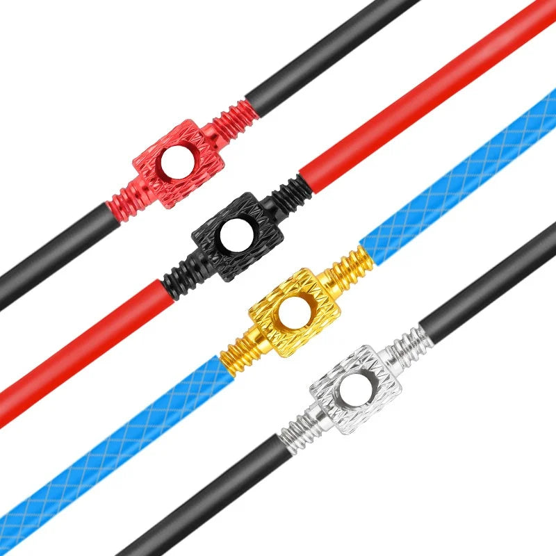 MUQZI Cycling Brake Cable Connector Cable Housing and Shift Protector for Mountain Road Bike - Black - 4