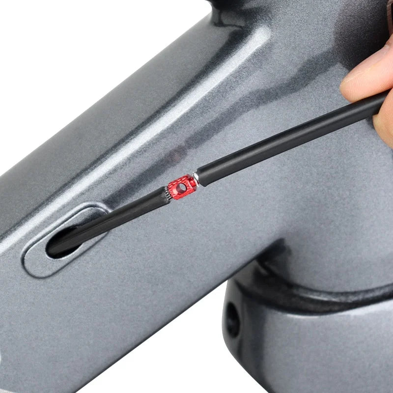MUQZI Cycling Brake Cable Connector Cable Housing and Shift Protector for Mountain Road Bike - Black - 5