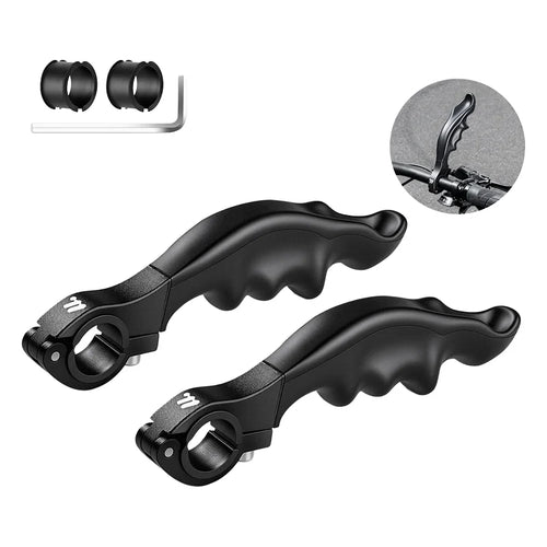 WEST BIKING YP0804099 Bicycle Rest Grips Ergonomic Auxiliary Handle for Mountain Bike Road Bike - Black - 1