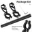WEST BIKING Cycling Carbon Fiber Bicycle Handlebar Extender Double Clamp Bracket for Bike Light GPS Computer - 6