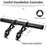 WEST BIKING Cycling Carbon Fiber Bicycle Handlebar Extender Double Clamp Bracket for Bike Light GPS Computer - 7