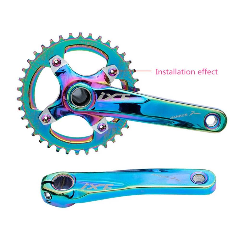 LITEPRO MTB Mountain Road Bicycle Electroplated Colorful Steel Chainwheel Bolt Bike Chainring Screw - 5
