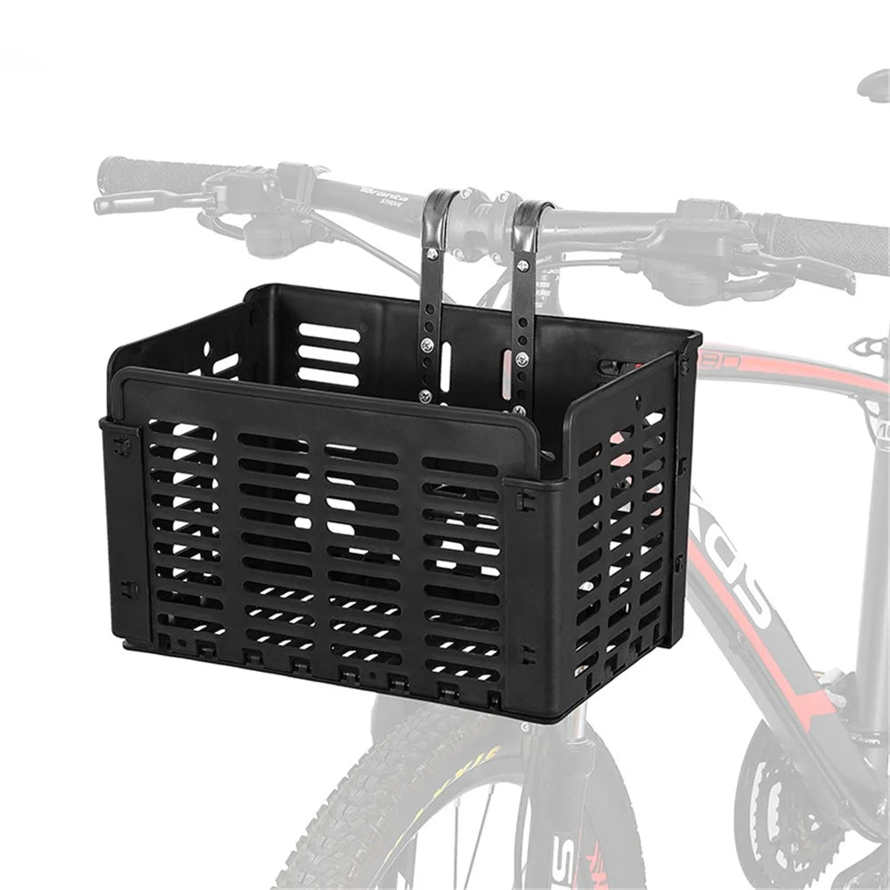 WEST BIKING YP0712031 Bicycle Basket Bike Handlebar Foldable Pannier Cycling Carrying Pouch Carrier Holder - 1