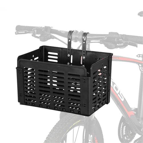 WEST BIKING YP0712031 Bicycle Basket Bike Handlebar Foldable Pannier Cycling Carrying Pouch Carrier Holder - 1