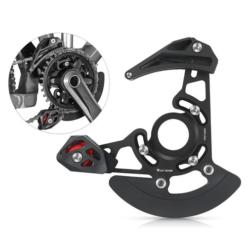 WEST BIKING YP0719259 MTB Bicycle Chain Guide BB Mount 1X Mountain Bike Pulley Chains Stabilizer DH 32-38T Bicycle Chain Protector Part - 1