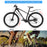WEST BIKING YP0714023 1 Pair Telescopic Bicycle Fender Protector Bike Front Rear Mudguard Set - 3