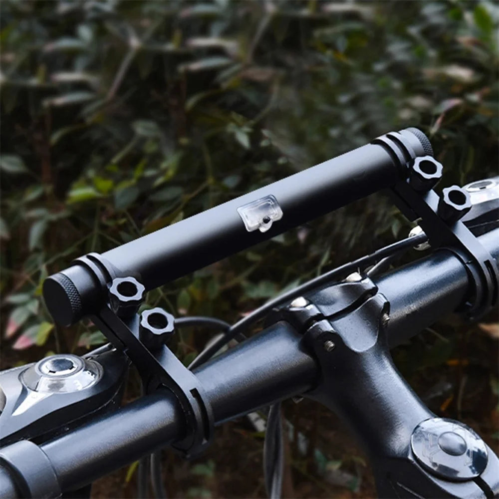Bike Handlebar Extender USB Charging Power Bank Bicycle Lamp Flashlight Bracket Clamp Extended Holder Rack Cycling Accessories - 7