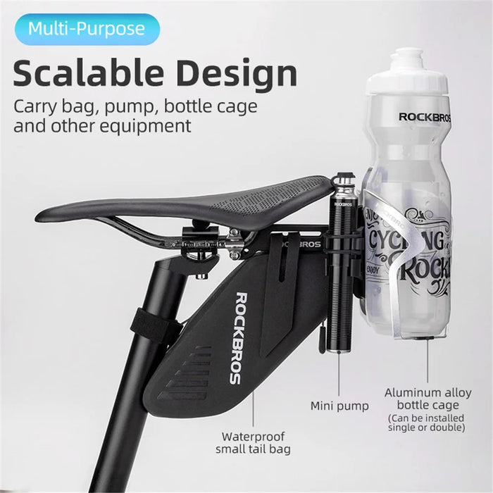ROCKBROS 31210003001 Bicycle Bottles Saddle Holder Easy to Install Bike Cage - 4
