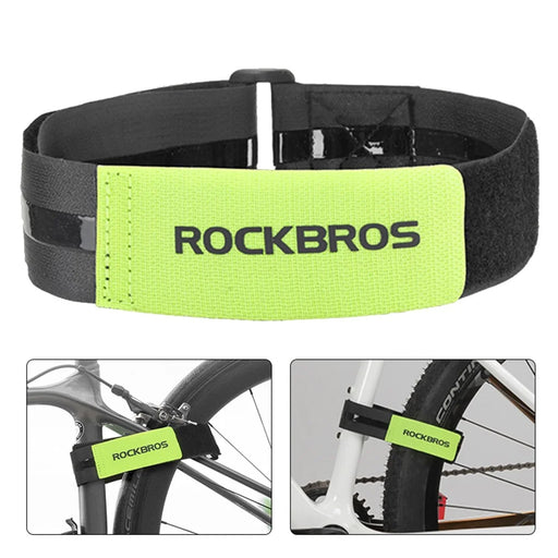 ROCKBROS D71 Multi-Function Bicycle Wheel Stabilizer Adjustable Bike Rack Straps - Green - 1