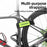 ROCKBROS D71 Multi-Function Bicycle Wheel Stabilizer Adjustable Bike Rack Straps - Green - 3