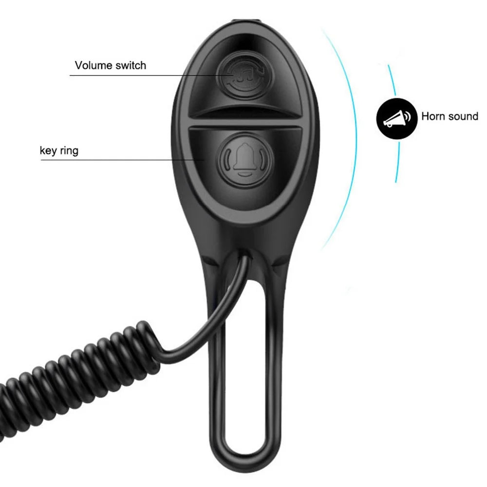 WIND&MOON WT-002P Volume Adjustable Cycling Warning Horn Bell Rechargeable Waterproof Electric Bike Horn - 6