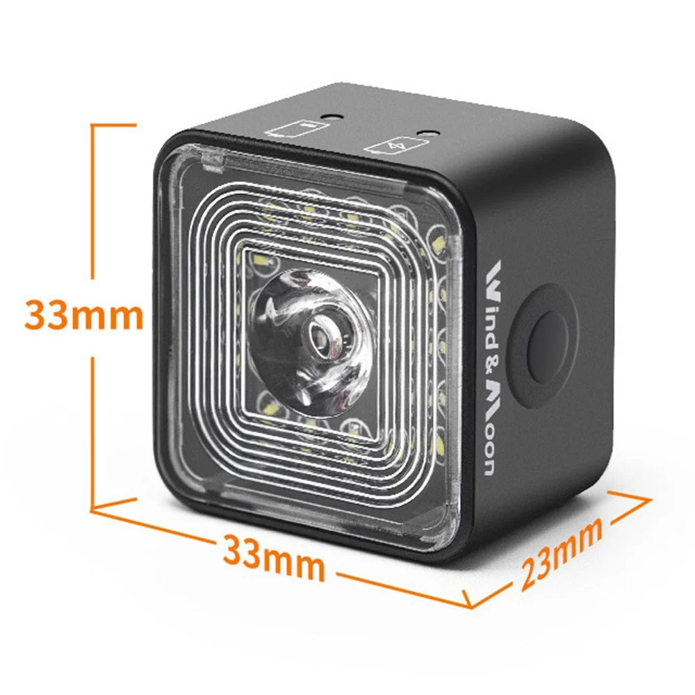 WIND&MOON WT06 Bike Cycling Headlight Waterproof USB Rechargeable Bicycle Front Light Safety Warning Lamp - 6