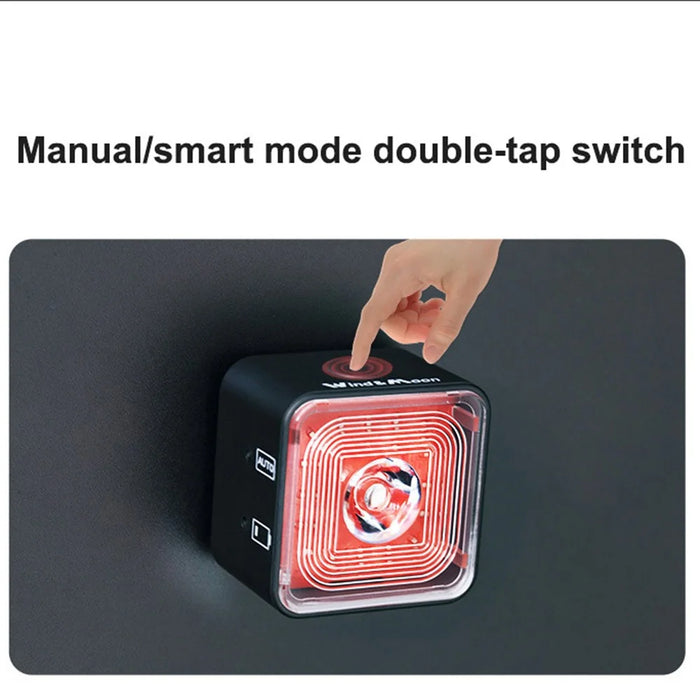 WIND&MOON WT06S Intelligent Bicycle Rear Light Bike Smart Sensor Brake USB Rechargeable Waterproof Tail Light Lamp - 5