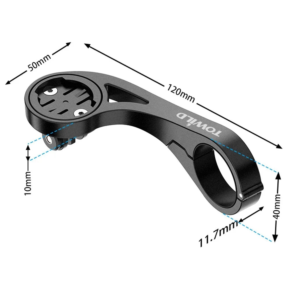 TOWILD AS90 Bicycle Stopwatch Bracket Extender Frame Sports Camera Lights Extension Base Mountain Road Bike Accessories - 6