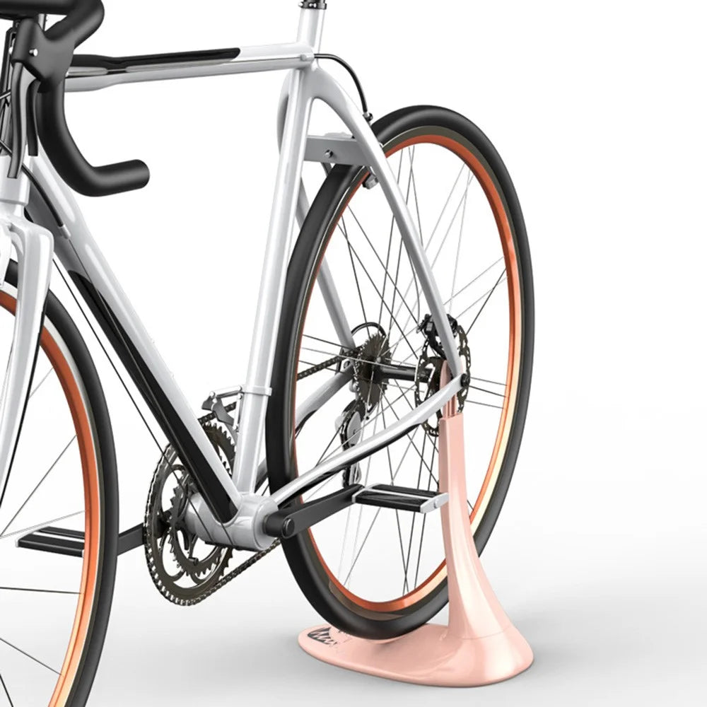 ENLEE L-10D Portable Bicycle Parking Stand Bracket Mountain Road Bike Display Floor Stand - Black - 3