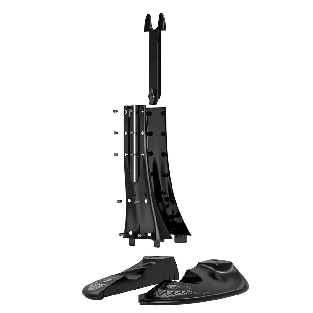 ENLEE L-10D Portable Bicycle Parking Stand Bracket Mountain Road Bike Display Floor Stand - Black - 5