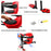 Bike Front-Mounted Children Bike Seat Bicycle Kids Carrier with Guardrail, Handrail and Pedal - Green - 7