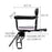 003 Detachable Children Bike Seat Bicycle Front Mount Baby Saddle Carrier Safe Seat with Handrail for Kids - Full-fenced Seat - 7