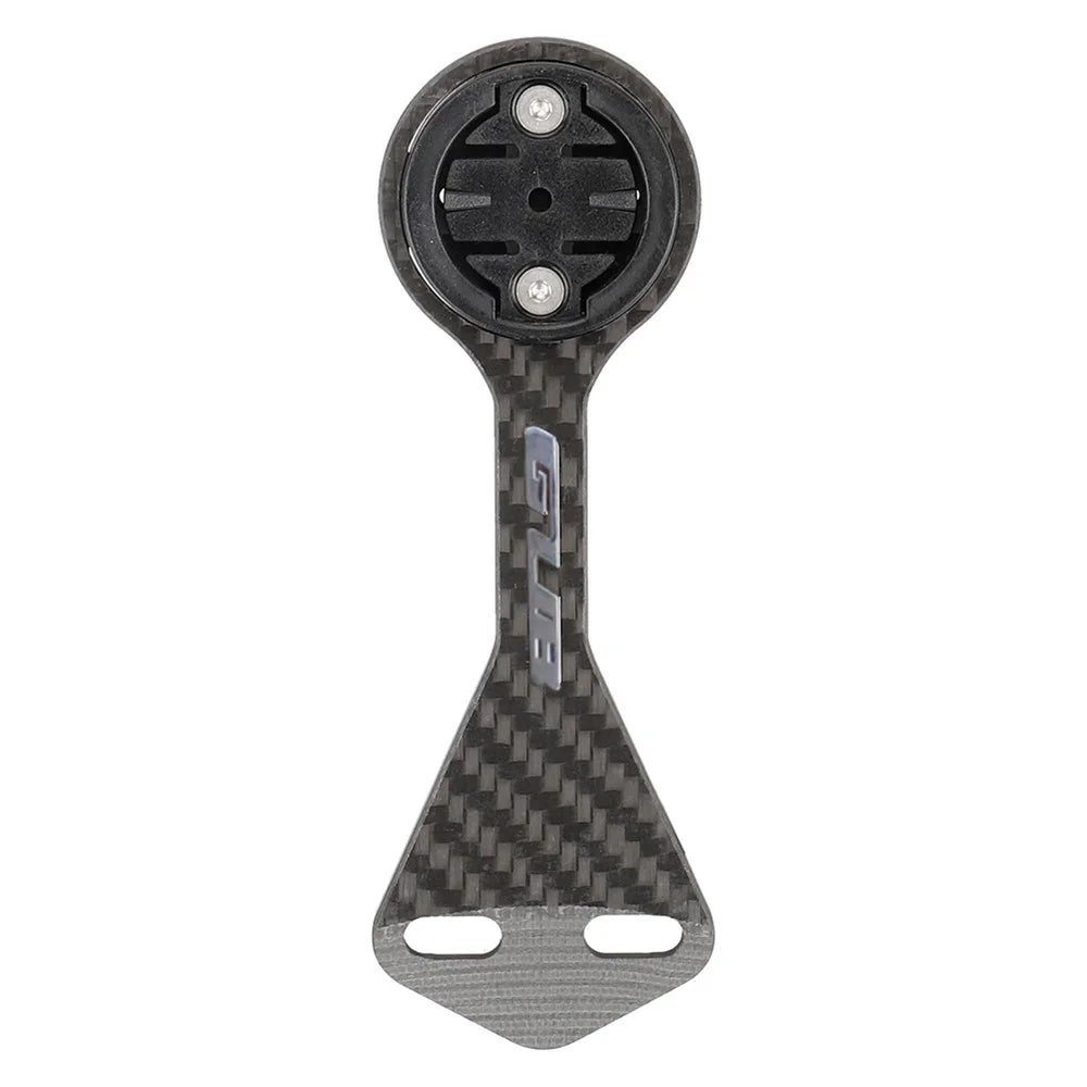 GUB 698 Carbon Fiber + PC Bike Computer Mount for Garmin / CATEYE / XOSS / iGPS / Bryton / Wahoo Integrated Bike Handlebar Computer Holder - 1
