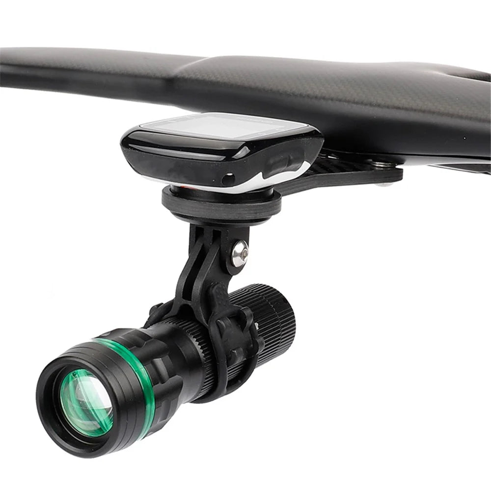 GUB 698 Carbon Fiber + PC Bike Computer Mount for Garmin / CATEYE / XOSS / iGPS / Bryton / Wahoo Integrated Bike Handlebar Computer Holder - 4