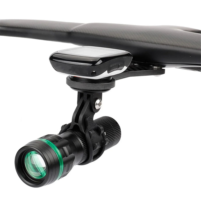 GUB 698 Carbon Fiber + PC Bike Computer Mount for Garmin / CATEYE / XOSS / iGPS / Bryton / Wahoo Integrated Bike Handlebar Computer Holder - 4