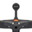 GUB 698 Carbon Fiber + PC Bike Computer Mount for Garmin / CATEYE / XOSS / iGPS / Bryton / Wahoo Integrated Bike Handlebar Computer Holder - 5